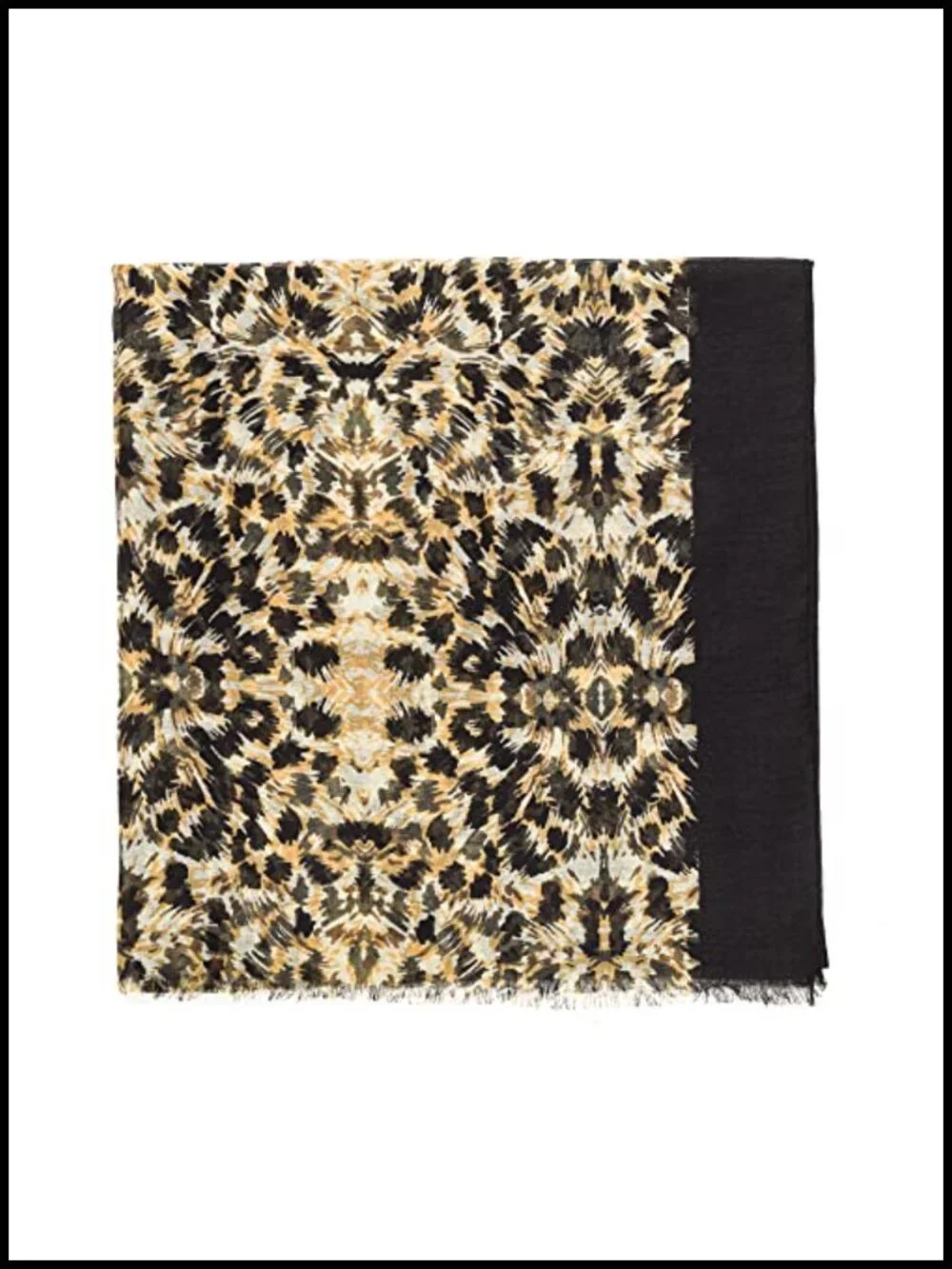 Lightweight Floral Art Silk Fashion Scarf Wrap Shawl